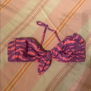 Victoria Secret Pink Graphic Swim Top